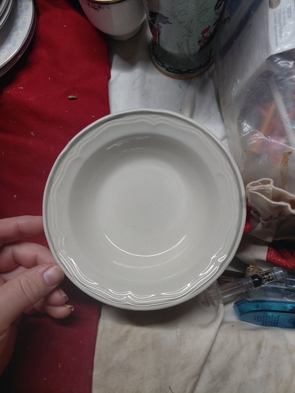 Southampton Stoneware Collection Japan 6" Soup Bowl Scalloped